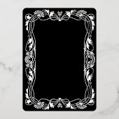 Einladung zur Jugendstil-Rahmen-Folie (Rückseite)