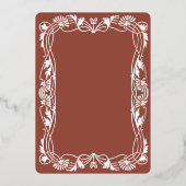 Einladung zur Jugendstil-Rahmen-Folie (Rückseite)