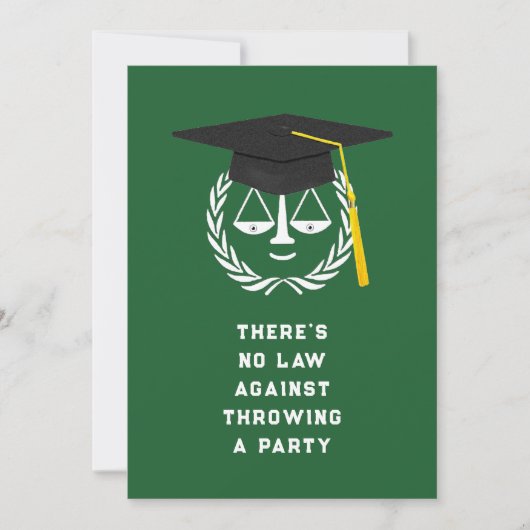 Einladung zur Jurastudium (Vorderseite)