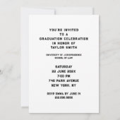 Einladung zur Jurastudium (Rückseite)