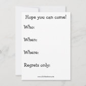 Einladung zur Jurastudium (Rückseite)