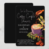 Einladung zur Kaffee-Themen-Paar-Party (Vorne/Hinten)