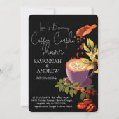 Einladung zur Kaffee-Themen-Paar-Party (Vorderseite)