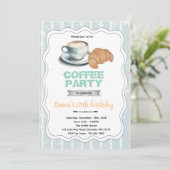 Einladung zur Kaffeegebäckparty (Stehend Vorderseite)