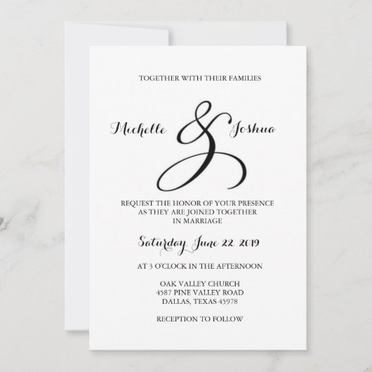 Einladung zur Kalligrafie (Vorderseite)