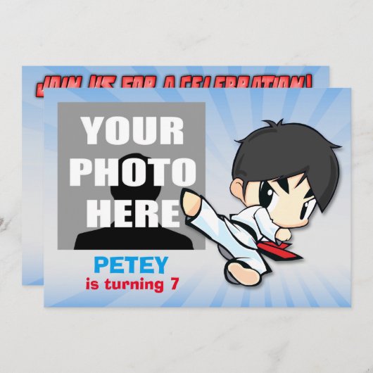 Einladung zur Kampfkunst - CUSTOM (Vorne/Hinten)