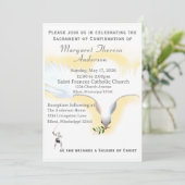 Einladung zur katholischen Bestätigung (Stehend Vorderseite)