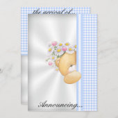 Einladung zur Kinderankündigung (Vorne/Hinten)