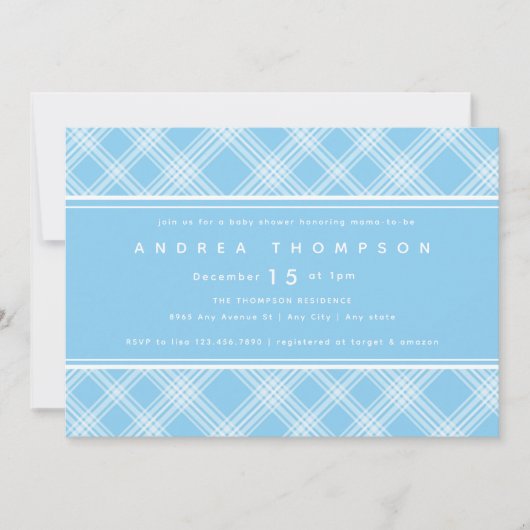 Einladung zur Kinderdusche (Vorderseite)