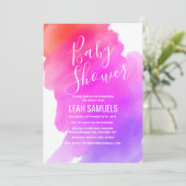 Einladung zur Kinderdusche (Stehend Vorderseite)