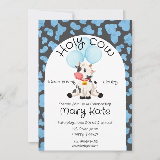 Einladung zur Kinderdusche (Vorderseite)