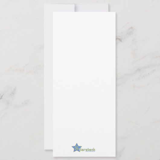 Einladung zur Kinderdusche (Rückseite)