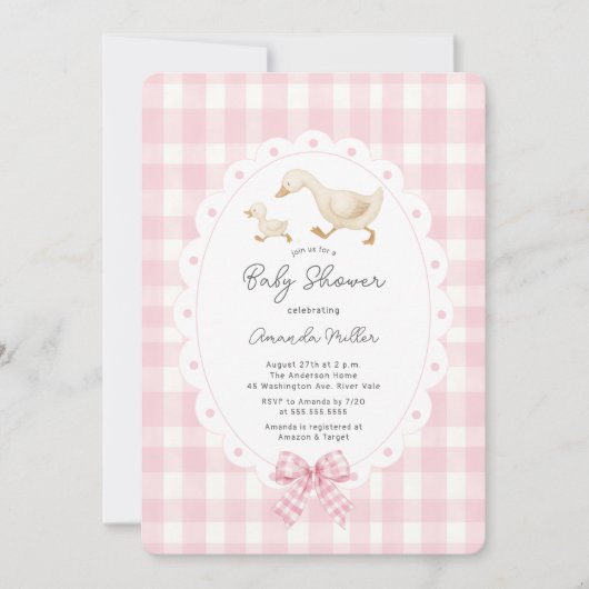 Einladung zur Kinderdusche (Vorderseite)