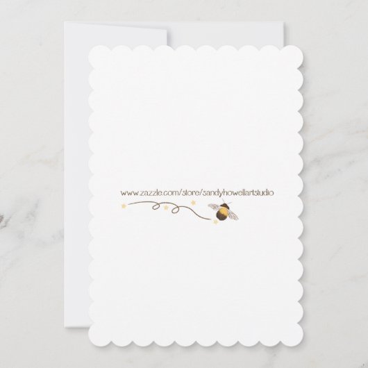 Einladung zur Kinderdusche (Rückseite)