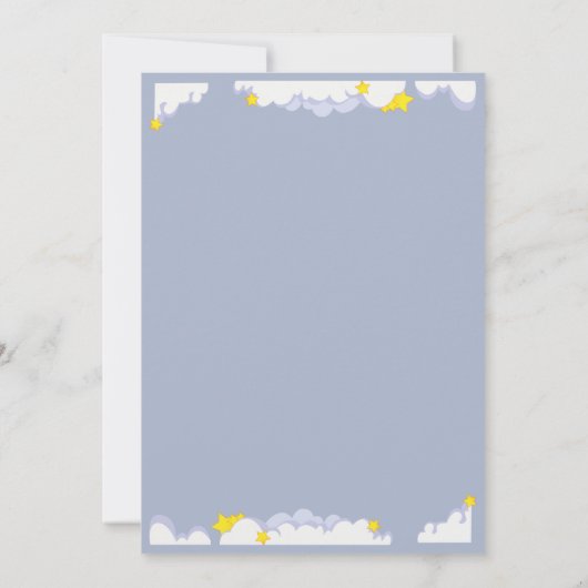 Einladung zur Kinderdusche (Rückseite)