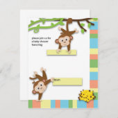 Einladung zur Kinderdusche (Vorne/Hinten)