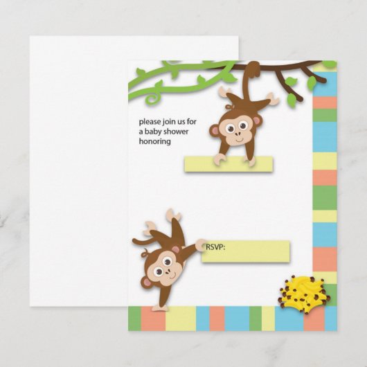 Einladung zur Kinderdusche (Vorne/Hinten)