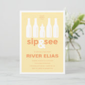 Einladung zur Kinderdusche (Stehend Vorderseite)