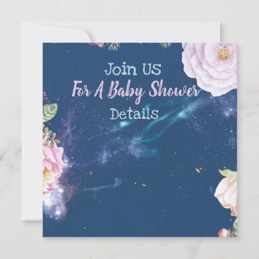 Einladung zur Kinderdusche (Rückseite)