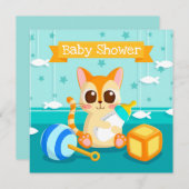 Einladung zur Kinderdusche (Vorne/Hinten)