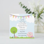 Einladung zur Kinderdusche (Stehend Vorderseite)