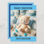 Einladung zur Kinderdusche (Vorne/Hinten)