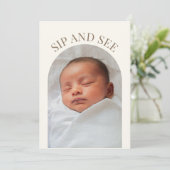 Einladung zur Kinderdusche (Stehend Vorderseite)