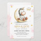 Einladung zur Kinderdusche (Vorne/Hinten)