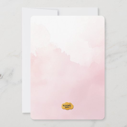 Einladung zur Kinderdusche (Rückseite)