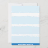 Einladung zur Kinderdusche (Rückseite)