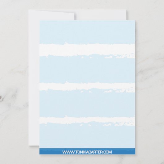 Einladung zur Kinderdusche (Rückseite)