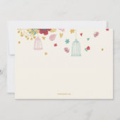 Einladung zur Kinderdusche (Rückseite)