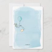 Einladung zur Kinderdusche (Rückseite)