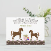 Einladung zur Kinderdusche (Stehend Vorderseite)