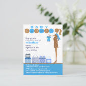 Einladung zur Kinderdusche (Stehend Vorderseite)