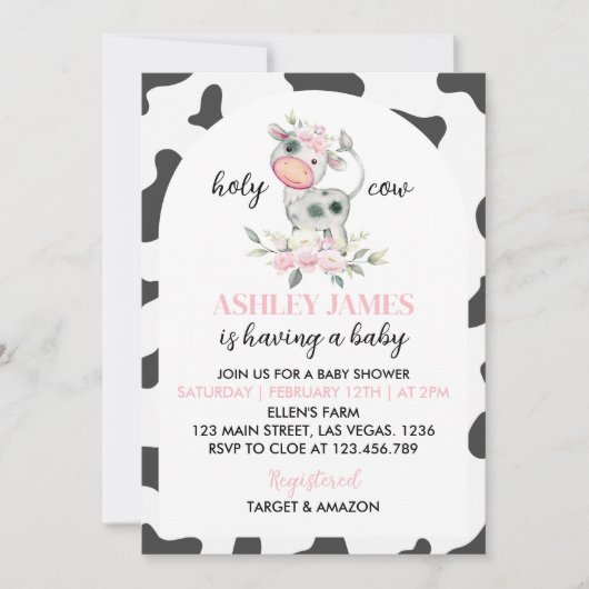 Einladung zur Kinderdusche (Vorderseite)