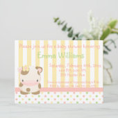 Einladung zur Kinderdusche 4 (Stehend Vorderseite)