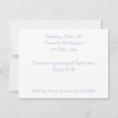 Einladung zur Kinderdusche auf dem Bauernhof (Rückseite)