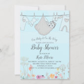 Einladung zur Kinderdusche | Baby Bundle (Vorderseite)