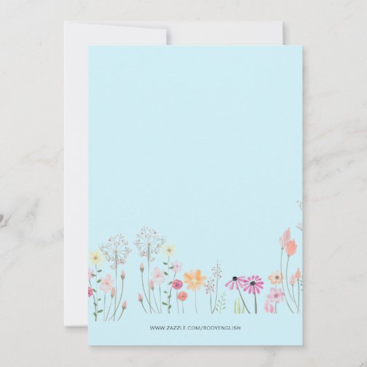 Einladung zur Kinderdusche | Baby Bundle (Rückseite)