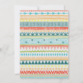 Einladung zur Kinderdusche | Boho Chic (Rückseite)