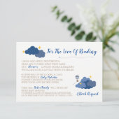 Einladung zur Kinderdusche - Erlebnisangebote - (Stehend Vorderseite)