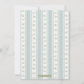 Einladung zur Kinderdusche | Floral (Rückseite)