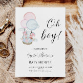 Einladung zur Kinderdusche, Junge Einladung,