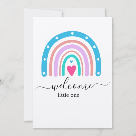 Einladung zur Kinderdusche - Kinderkarte (Vorderseite)