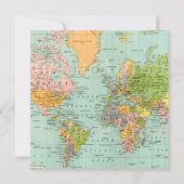 Einladung zur Kinderdusche - Thema Karte (Rückseite)