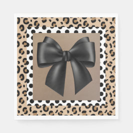 Einladung zur Kinderdusche - Tierwerbung - Bow Lun Serviette