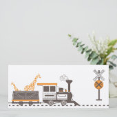 Einladung zur Kinderdusche - Tierzucht (Stehend Vorderseite)