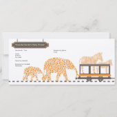 Einladung zur Kinderdusche - Tierzucht (Rückseite)