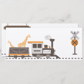 Einladung zur Kinderdusche - Tierzucht (Vorne/Hinten)